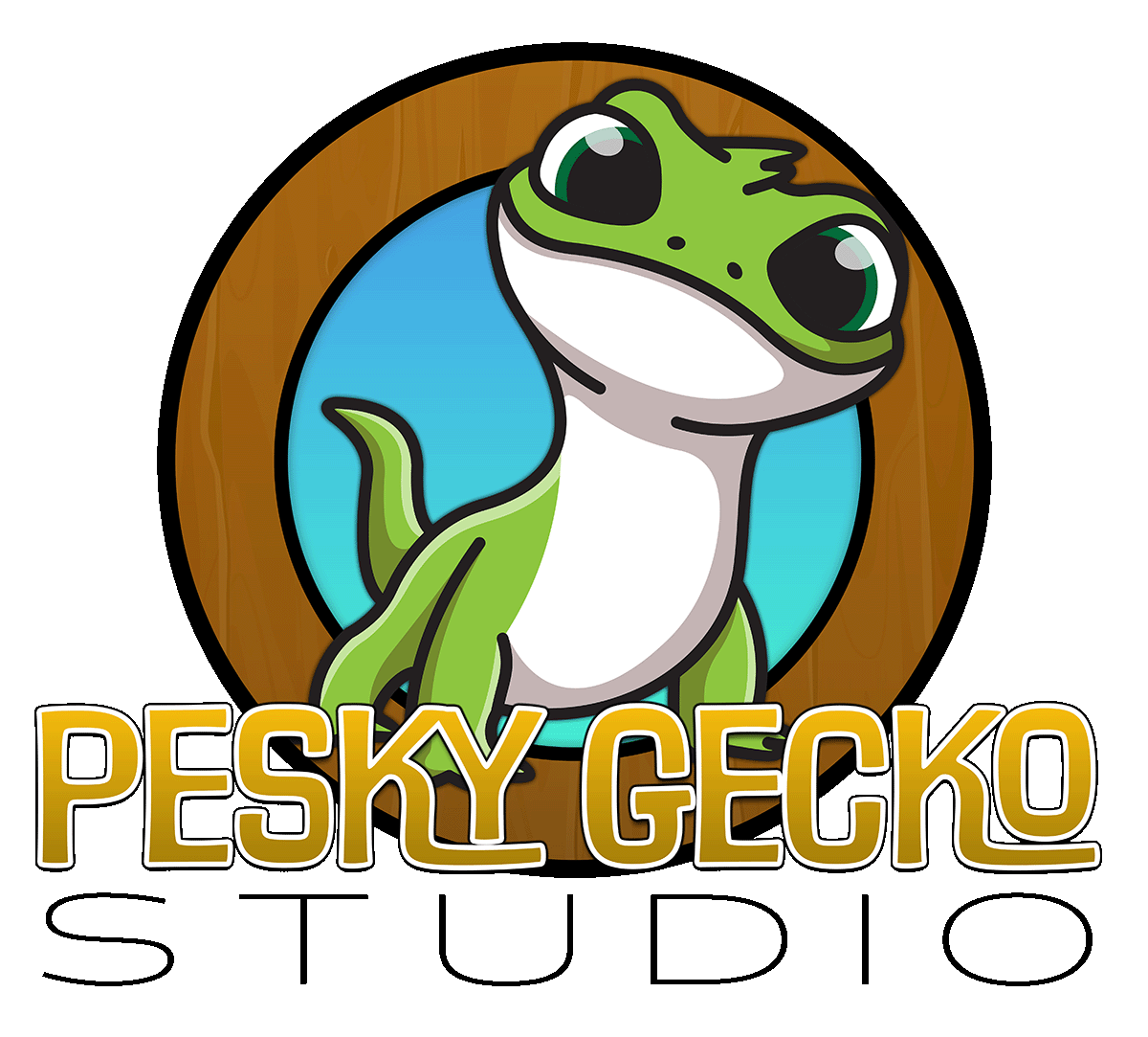 Pesky Gecko Studio Logo